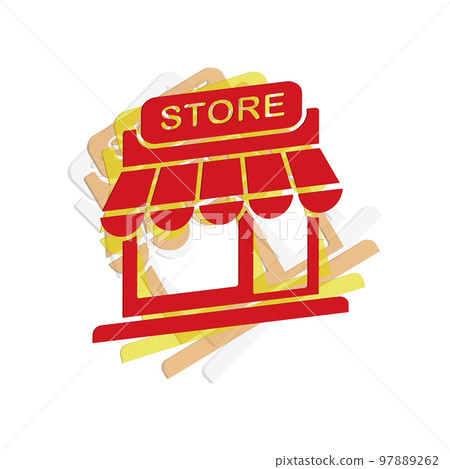 Illustration Vector graphic of store icon 97889262
