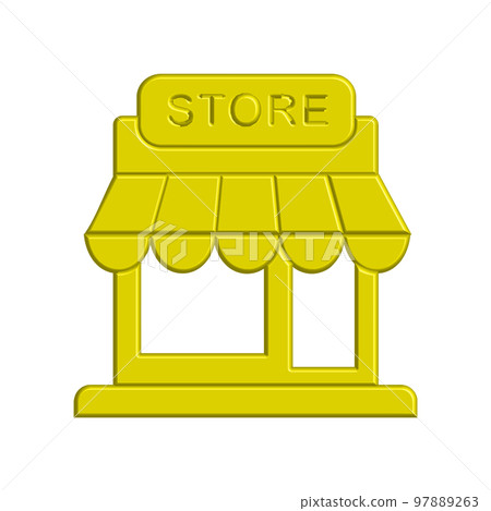 Illustration Vector graphic of store icon 97889263
