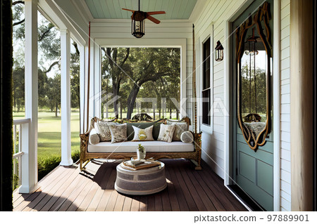 Modern luxury porch Modern luxury porch 97889901