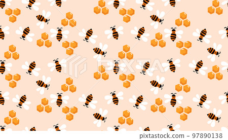 Bee pattern 10 97890138