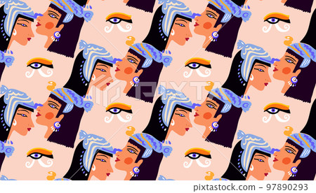 Egipt women face pattern 9 Egipt women face pattern 9 97890293