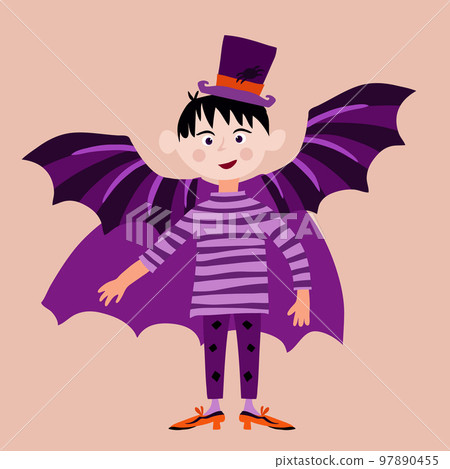 Halloween cartoon girl 1 Halloween cartoon girl 1 97890455