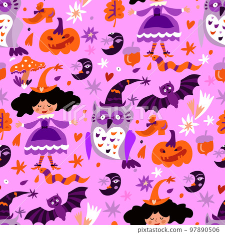 Halloween pattern 12 97890506