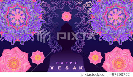 Happy Vesak Day 3 97890762