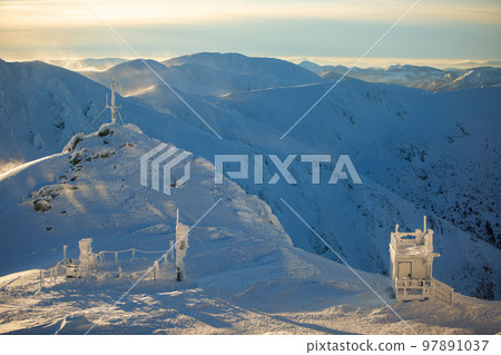 sunset above slovakia tatras mountains sunset above slovakia tatras mountains 97891037