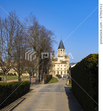 Benedictine abbey Cluny, Saone et Loire department, Bourgogne region, France 97892412
