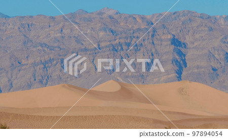 Beautiful Mesquite Sand Dunes at Death Valley California 97894054