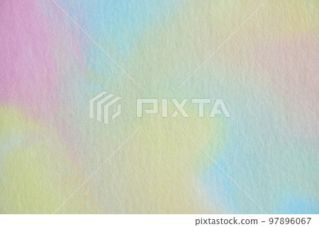 Pastel color gradation, mixed color simple background material, blur, watercolor 97896067