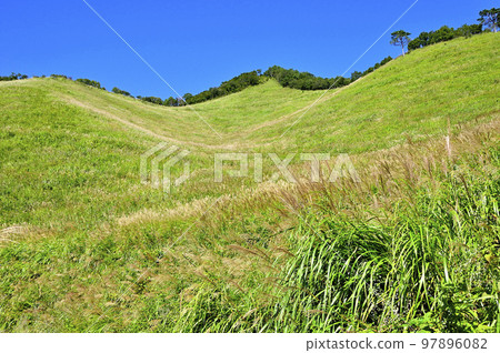 多西地塊夏季草原的古座山 多西地塊夏季草原的古座山 97896082