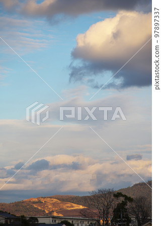 sunset and sunrise sky sunset and sunrise sky 97897337