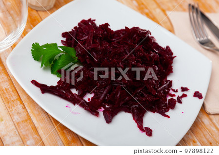 Popular russian salad from beetroot Popular russian salad from beetroot 97898122