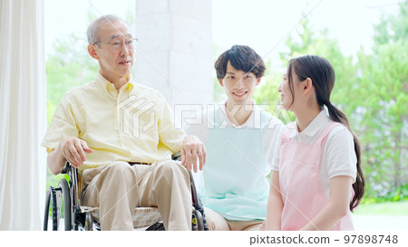 照顧輪椅老人的幫手 照顧輪椅老人的幫手 97898748
