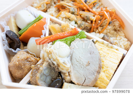 美味的蛤蜊飯便當 97899078