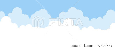 水平簡單的天空 水平簡單的天空 97899675