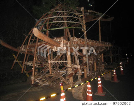 Head temple ritual, Yamazaki Hachimangu Shrine, Shunan City, Tomita, Yamaguchi Prefecture, strange festival, autumn festival Head temple ritual, Yamazaki Hachimangu Shrine, Shunan City, Tomita, Yamaguchi Prefecture, strange festival, autumn festival 97902902