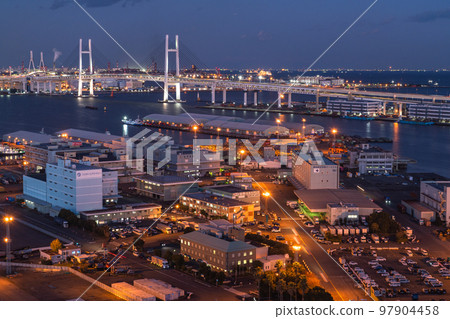 《Kanagawa Prefecture》Yokohama Bay Area Date Spot Night View 97904458