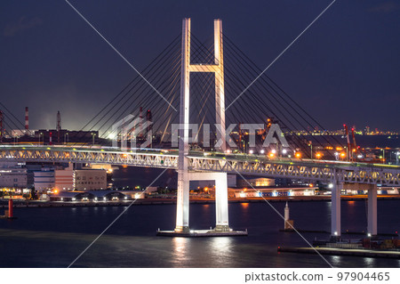 《神奈川縣》橫濱灣區約會地點夜景 97904465