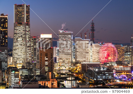 《神奈川縣》橫濱港未來的夜景和約會地點 97904469