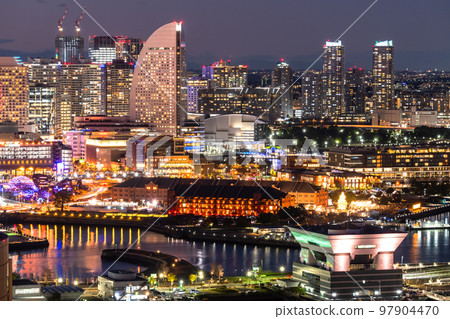 《神奈川縣》橫濱灣區約會地點夜景 97904470