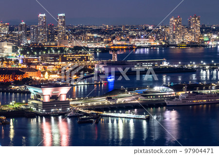 《神奈川縣》橫濱灣區約會地點夜景 97904471