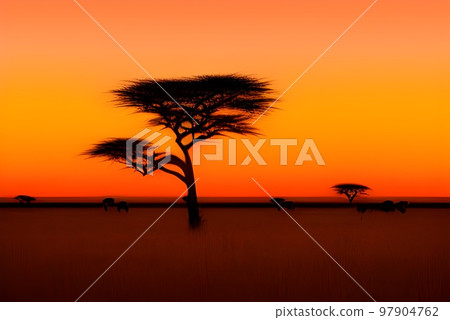 薩凡納地平線夜景 97904762