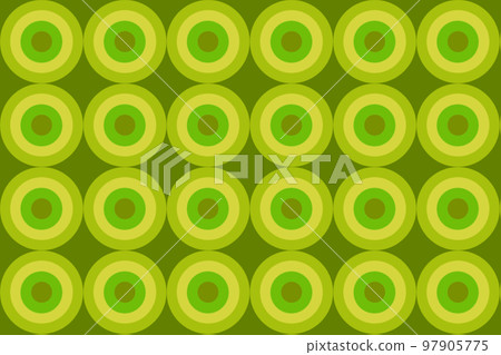A series of multi-layered circular seamless patterns in slightly dull yellow-green A series of multi-layered circular seamless patterns in slightly dull yellow-green 97905775