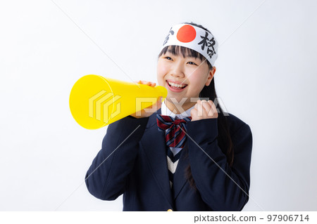 Junior high school female student Junior high school female student 97906714