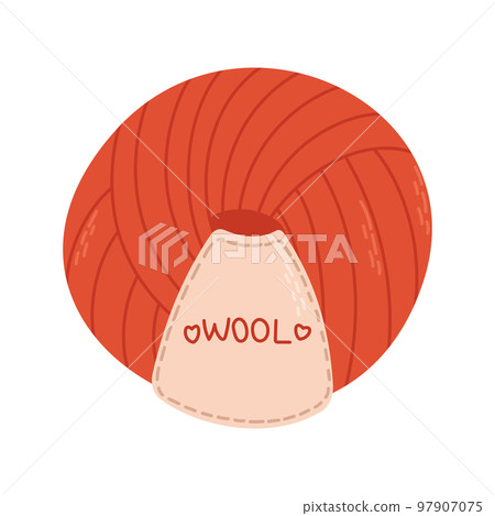 Wool yarns. Knitting tool. Hobby time, handmade things 97907075