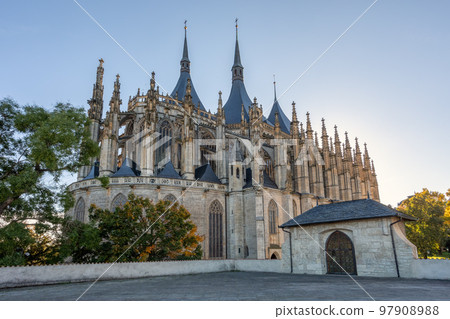 Famous Saint Barbara's Cathedral, Kutna Hora, Czech Republic Famous Saint Barbara's Cathedral, Kutna Hora, Czech Republic 97908988