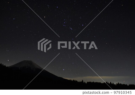 Mt. Fuji Starry sky Mt. Fuji Starry sky 97910345