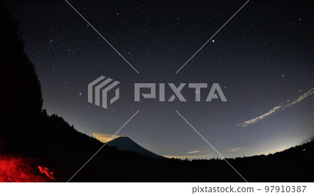 Mt. Fuji Starry sky Mt. Fuji Starry sky 97910387
