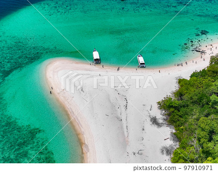 Aerial view of Koh Khai Tarutao national park, Satun, Thailand Aerial view of Koh Khai Tarutao national park, Satun, Thailand 97910971