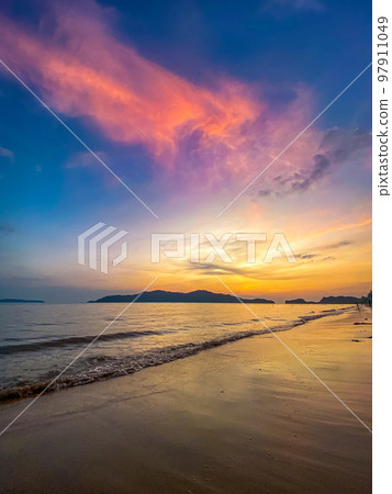 Pak Bara Beach in Satun, Thailand 97911049
