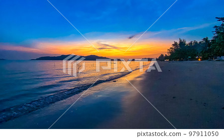 Pak Bara Beach in Satun, Thailand 97911050