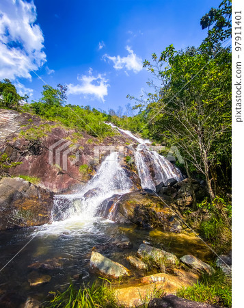 Waterfall Namtok Tone Nga Chang in Hat Yai, Songkhla, Thailand 97911401