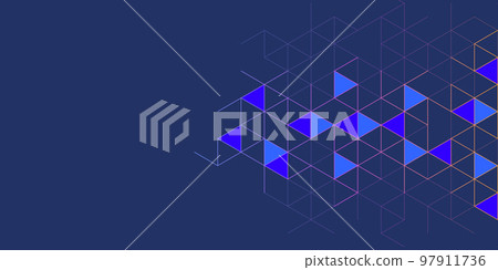 Abstract geometric background with triangle shape pattern Abstract geometric background with triangle shape pattern 97911736