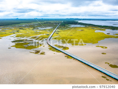 Thale Noi bridge in Phatthalung, Thailand 97912040