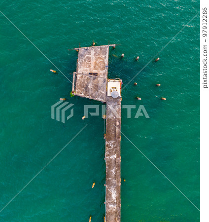Wat koh Phayam temple on the water in Ranong, Thailand Wat koh Phayam temple on the water in Ranong, Thailand 97912286