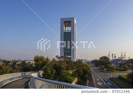 Morning at Yokkaichi Port Building and Kasumigaura Minato Ryokuchi Park 97912346