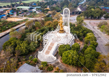 Wat Si Mahapho temple and buddha statue in Nakhon Pathom, Thailand 97912942