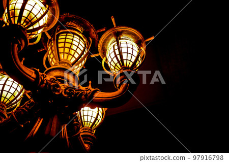 Street lights in Nihonbashi, Tokyo Street lights in Nihonbashi, Tokyo 97916798