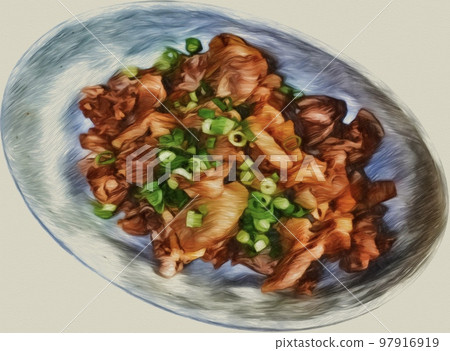 美味的當地雞肉炭烤 97916919