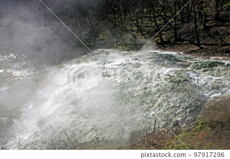 Hot medical spring. 97917296