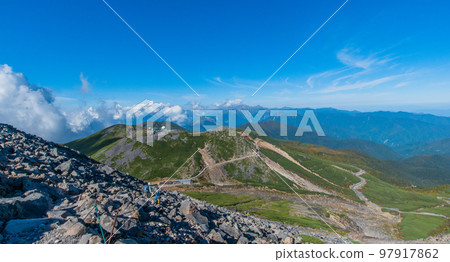 秋季登鞍乘鞍山 97917862