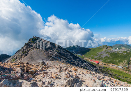 秋季登鞍乘鞍山 97917869