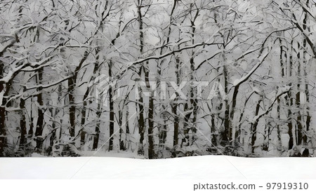 Winter background snow scenery landscape 97919310