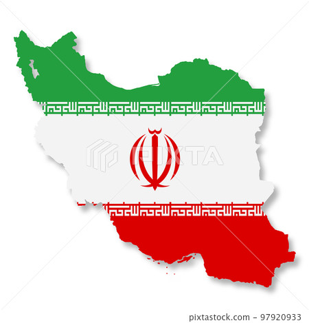 Iran map on white background with clipping path to remove shadow 3d illustration Iran map on white background with clipping path to remove shadow 3d illustration 97920933