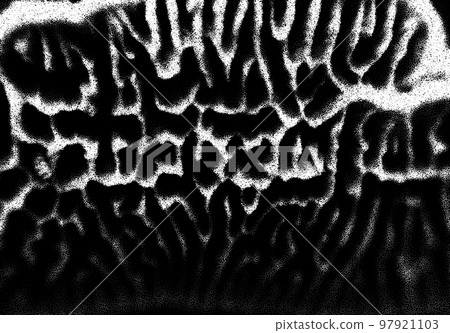 Dotwork styled tiny mushroom plates for cooking or kitchen retro styled background. Vintage food poster. 97921103