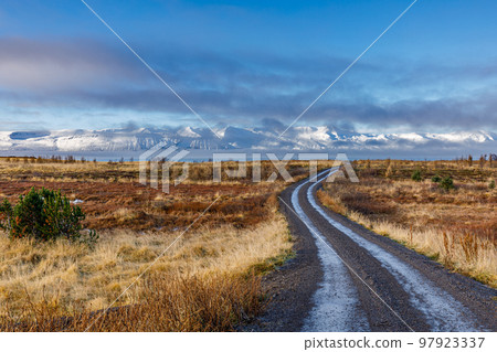 Autumn landscape near Husavik, Iceland Autumn landscape near Husavik, Iceland 97923337