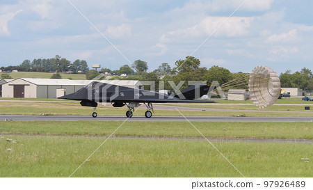 US Air Force F-117 Nighthawk landing US Air Force F-117 Nighthawk landing 97926489